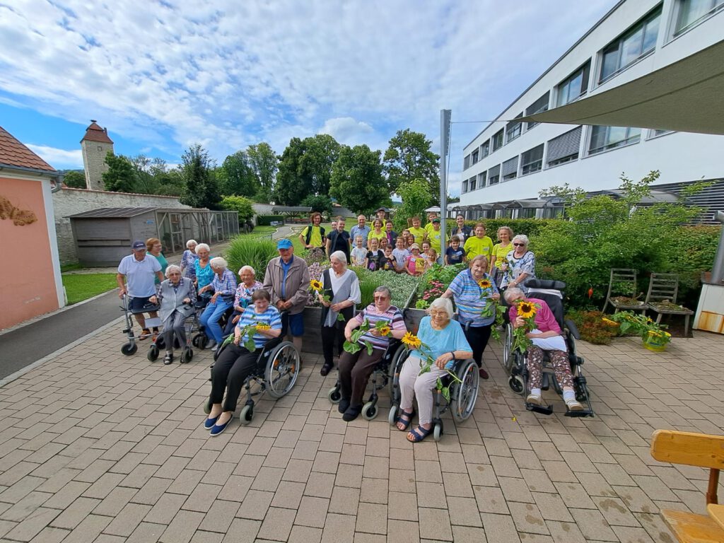 Volksfest im Seniorenheim